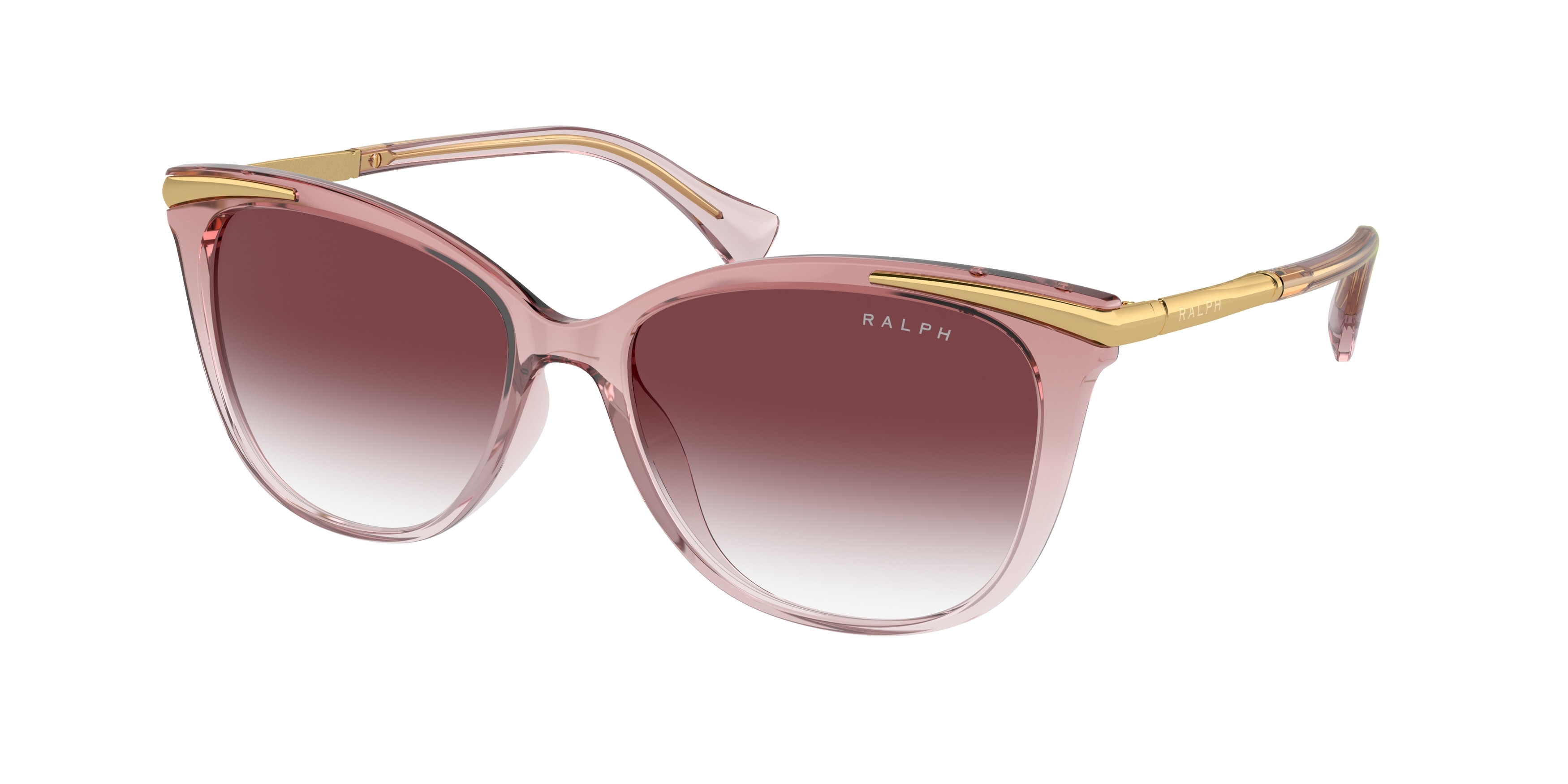 Ralph Lauren Femme RA5309U 61258H Lunettes De Soleil Injecté Rose Rose Carré Normale Ombré-image